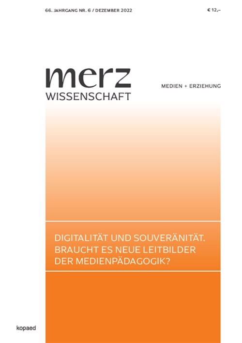 Digitalitat und Souveranitat. Braucht es neue Leitbilder der Medienpadagogik (Book)