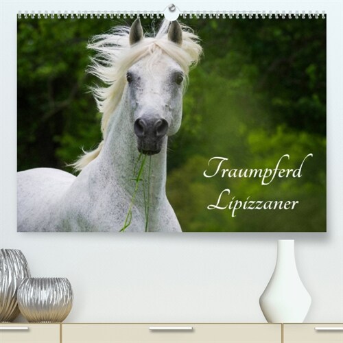 Traumpferd Lipizzaner (Premium, hochwertiger DIN A2 Wandkalender 2023, Kunstdruck in Hochglanz) (Calendar)