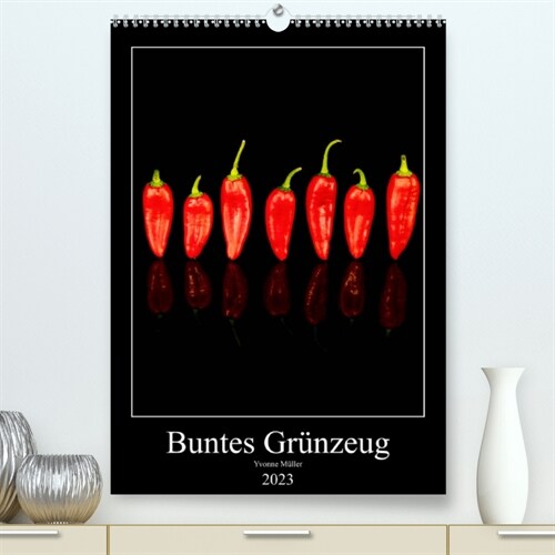 Buntes Grunzeug (Premium, hochwertiger DIN A2 Wandkalender 2023, Kunstdruck in Hochglanz) (Calendar)