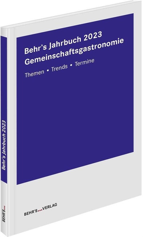 Behrs Jahrbuch 2023 Gemeinschaftsgastronomie (Paperback)