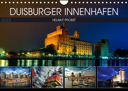 Duisburger Innenhafen (Wandkalender 2023 DIN A4 quer) (Calendar)