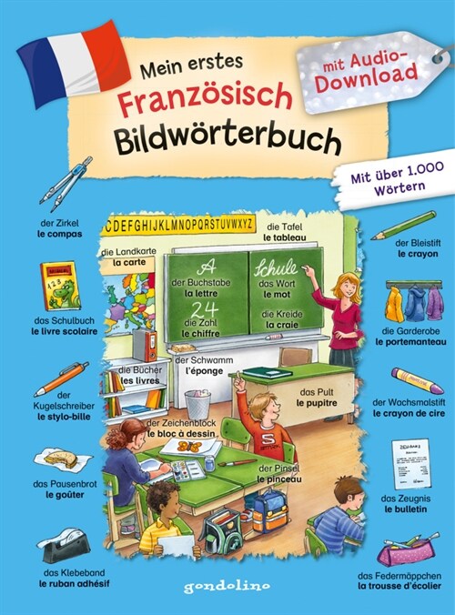 Mein erstes Franzosisch Bildworterbuch mit Audio-Download (Hardcover)