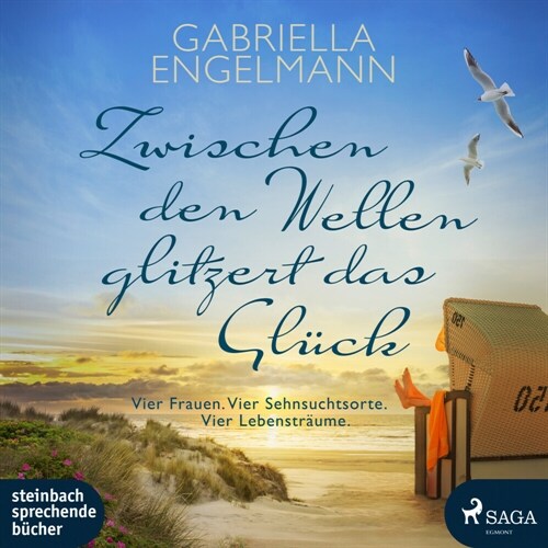 Zwischen den Wellen glitzert das Gluck, 1 Audio-CD, 1 MP3 (CD-Audio)