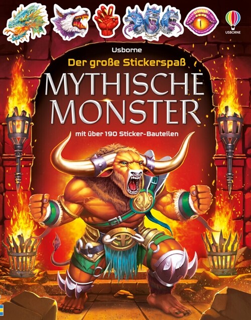 Der große Stickerspaß: Mythische Monster (Paperback)