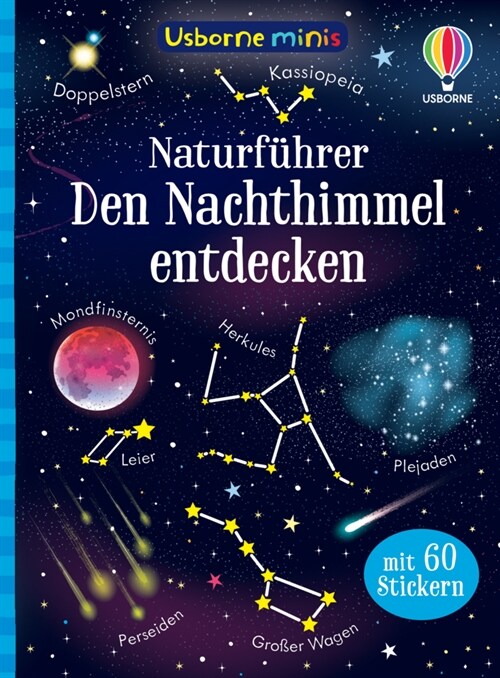 Usborne Minis Naturfuhrer: Den Nachthimmel entdecken (Paperback)