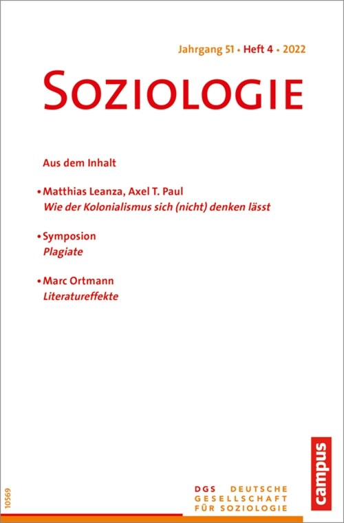 Soziologie 04/2022 (Paperback)