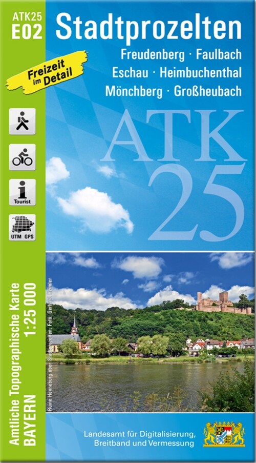 ATK25-E02 Stadtprozelten (Amtliche Topographische Karte 1:25000) (Sheet Map)
