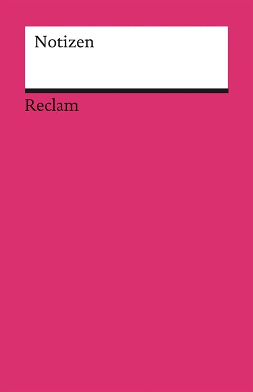 Notizen (magenta) (Paperback)