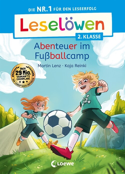 Leselowen 2. Klasse - Abenteuer im Fußballcamp (Hardcover)