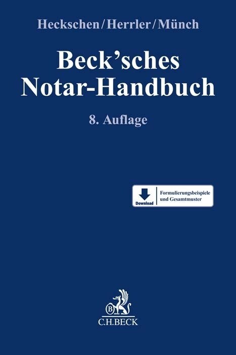 Becksches Notar-Handbuch (Hardcover)