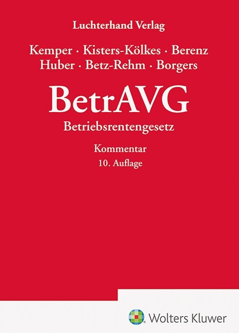 BetrAVG - Kommentar (Hardcover)