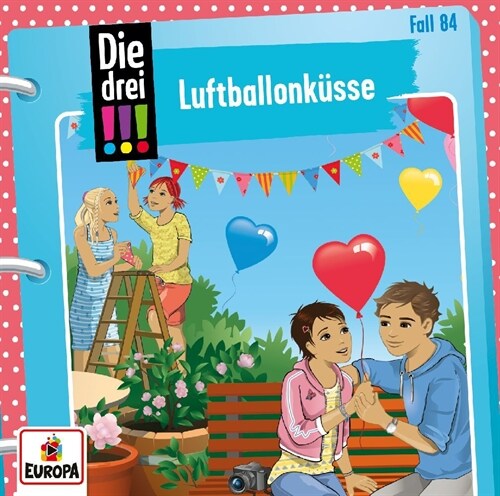 Die drei !!! - Luftballonkusse, Audio-CD (CD-Audio)