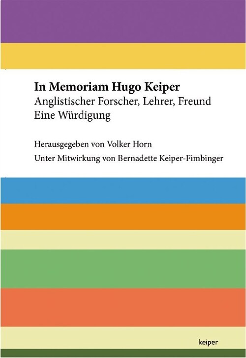 In Memoriam Hugo Keiper (Hardcover)