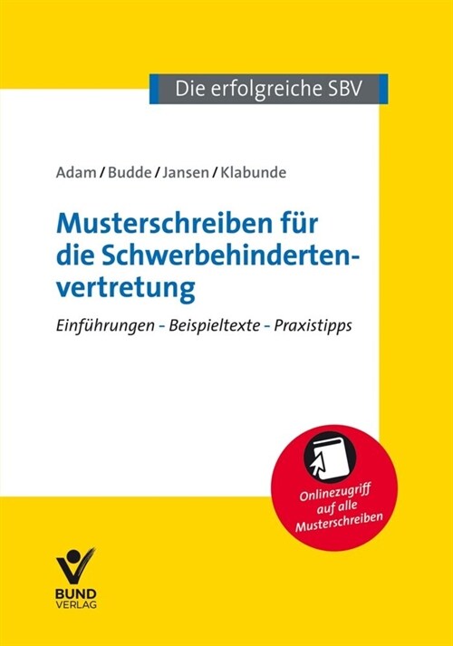 Musterschreiben fur die Schwerbehindertenvertretung (Book)