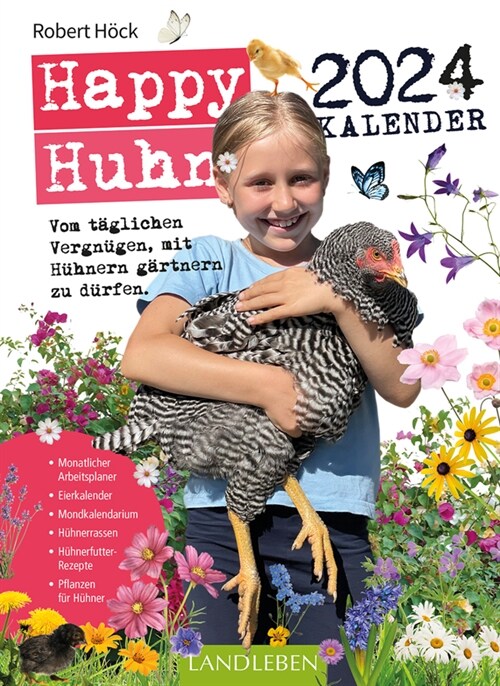 Happy Huhn Kalender 2024 (Paperback)