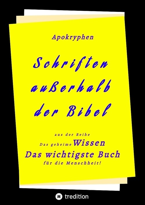 Apokryphen  - Schriften außerhalb  der Bibel (Paperback)