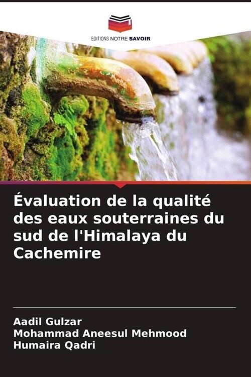 Evaluation de la qualite des eaux souterraines du sud de lHimalaya du Cachemire (Paperback)