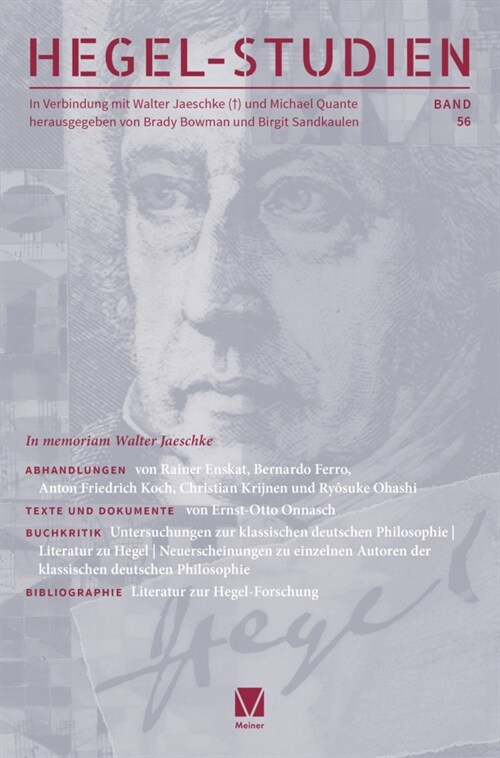 Hegel-Studien, Bd. 56 (Paperback)