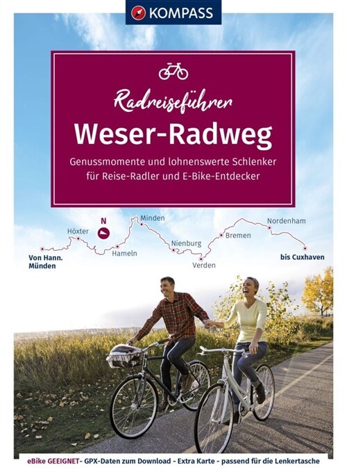 KOMPASS Radreisefuhrer Weser-Radweg (Paperback)