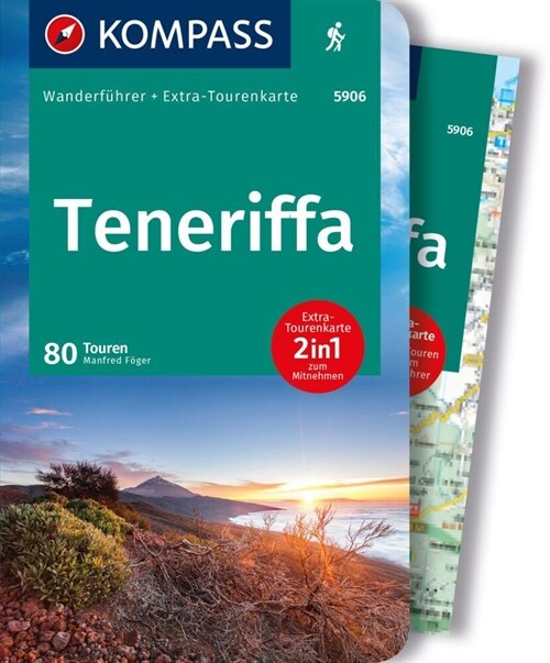 KOMPASS Wanderfuhrer Teneriffa, 80 Touren (Paperback)