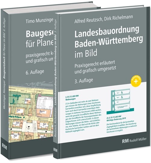 Buchpaket: Baugesetzbuch fur Planer im Bild & Landesbauordnung Baden-Wurttemberg im Bild (Hardcover)