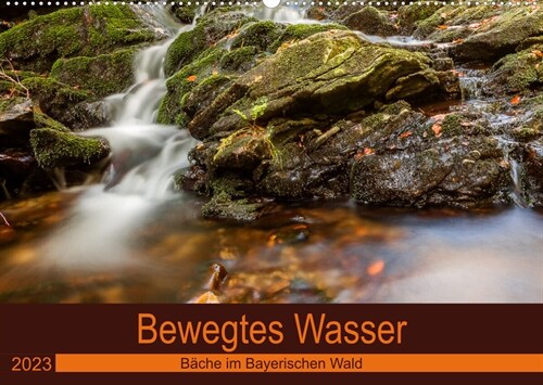 Bewegtes Wasser (Wandkalender 2023 DIN A2 quer) (Calendar)