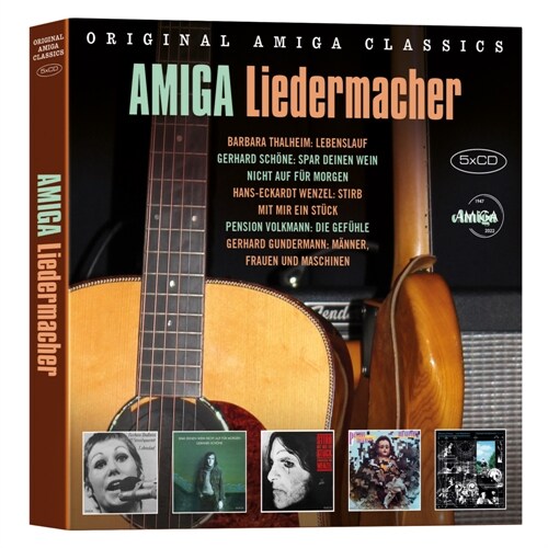 AMIGA Liedermacher, 5 Audio-CD (CD-Audio)