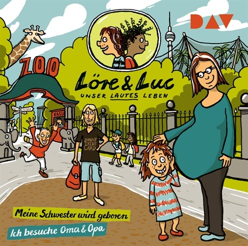 Lore & Luc - Unser lautes Leben (4). Folge 7: Meine Schwester wird geboren / Folge 8: Ich besuche Oma und Opa, 1 Audio-CD (CD-Audio)