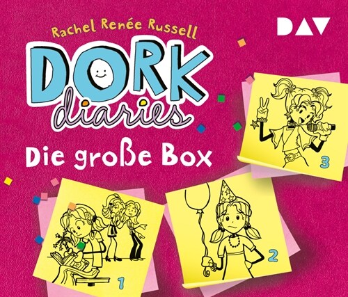 DORK Diaries - Die große Box (Teil 1-3), 6 Audio-CD (CD-Audio)