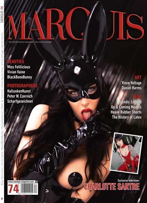 MARQUIS Magazine No. 74 - Fetish, Fashion, Latex & Lifestyle -- Deutsche Ausgabe (Paperback)