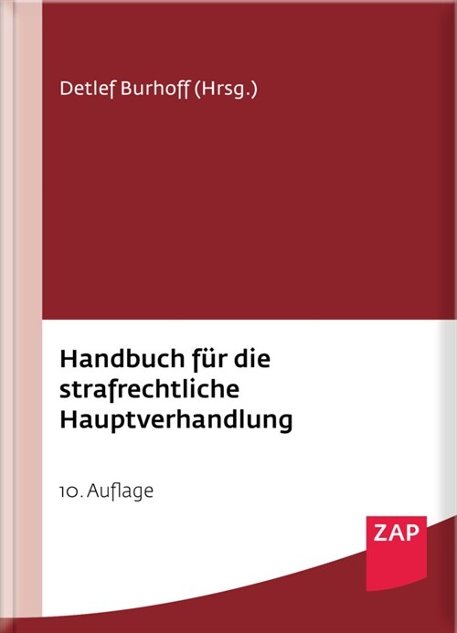 Handbuch fur die strafrechtliche Hauptverhandlung (Hardcover)