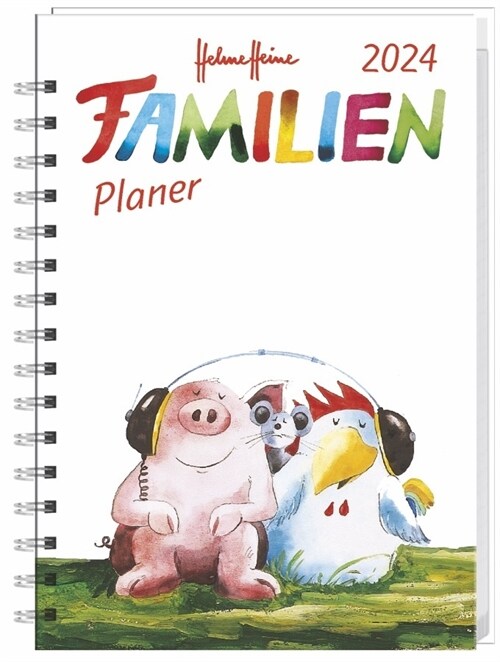 Helme Heine Familienplaner-Buch A6 2024 (Calendar)