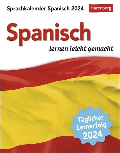 Spanisch Sprachkalender 2024 (Calendar)