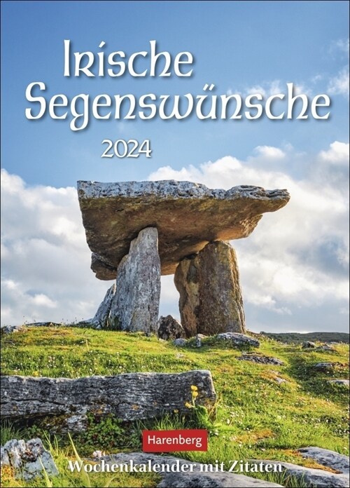 Irische Segenswunsche Wochenkalender 2024 (Calendar)