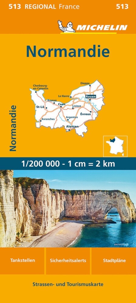 Michelin Normandie (Sheet Map)