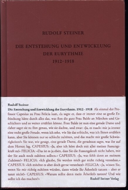 Die Entstehung und Entwicklung der Eurythmie 1912-1918 (Hardcover)