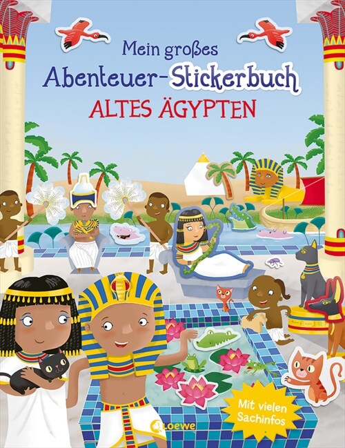 Mein großes Abenteuer-Stickerbuch - Altes Agypten (Paperback)