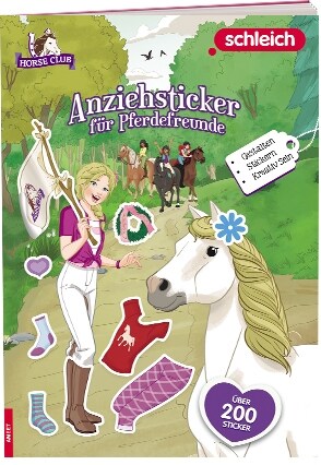 SCHLEICH® Horse Club(TM) - Anziehsticker fur Pferdefreunde (Paperback)