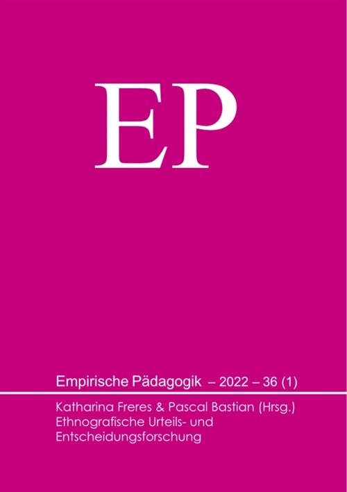 Ethnografische Urteils- und Entscheidungsforschung (Paperback)