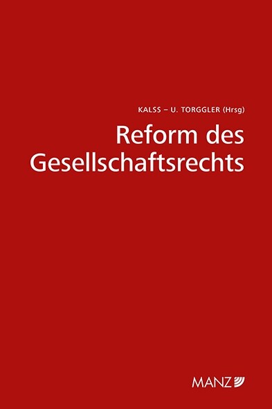 Reform des Gesellschaftsrechts (Paperback)