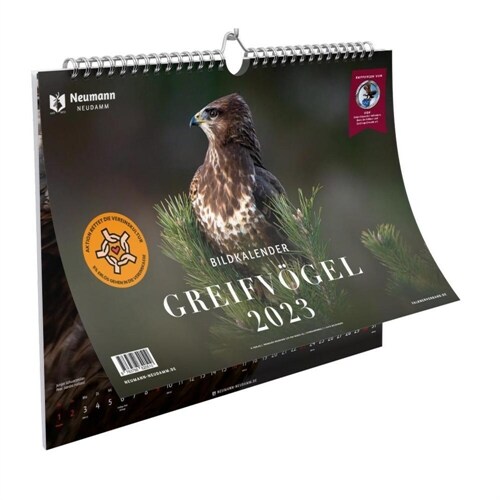 Greifvogel Bildkalender 2023 (Calendar)