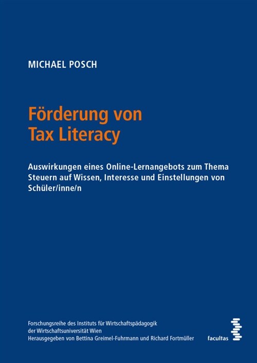 Forderung von Tax Literacy (Paperback)