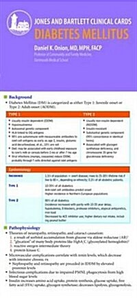 J & B Clinical Card: Diabetes (Hardcover)