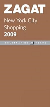 Zagat 2009/10 New York City Shopping (Paperback)