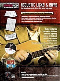 Acoustic Licks & Riffs: Your Favorite Acoustic Licks, Riffs, Intros, and Solos, Poster / Folder / Triangular Display (Paperback)