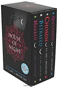 House of Night Set: Marked, Betrayed, Chosen, Untamed [With Poster] (Boxed Set)