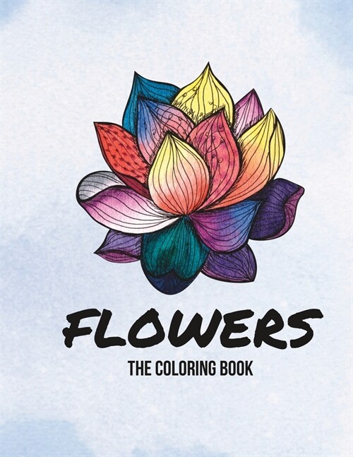Flowers: The Coloring Book (Paperback)