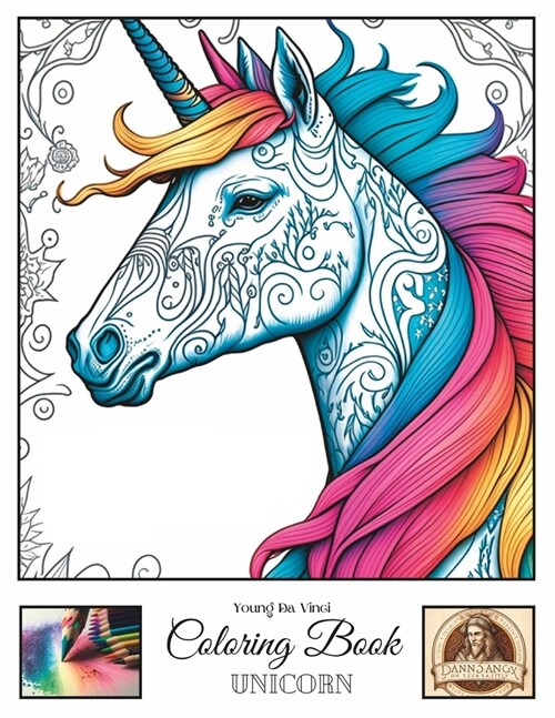 Young Da Vinci Coloring Book Unicorn (Paperback)