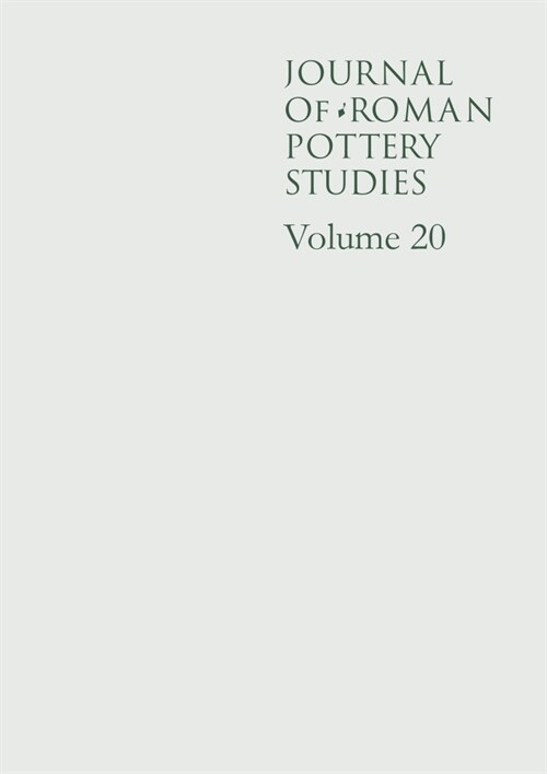 Journal of Roman Pottery Studies, Volume 20 (Paperback)
