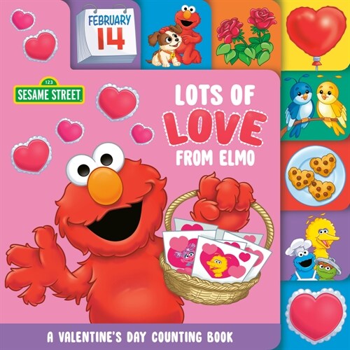 Lots of Love from Elmo (Sesame Street): A Valentines Day Counting Book (Board Books)